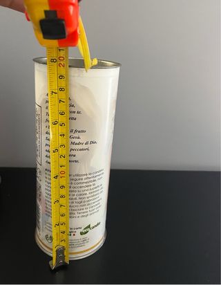 Candela Cimitero Ceramica Madonna