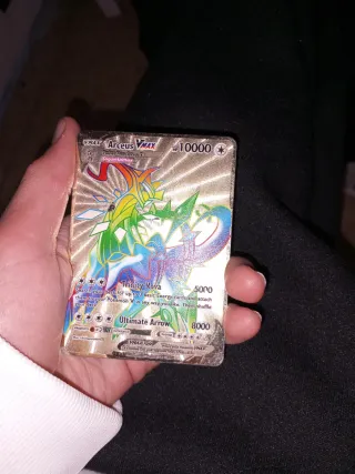 Carta Pokémon Arceus VMAX Metal
