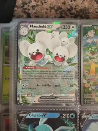 Carta Pokémon Maushold EX 155/182