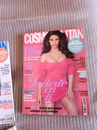 Revistas Glamour y Cosmopolitan