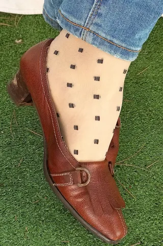 Zapatos tacón bajo marrones talla 37