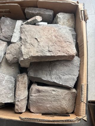 4 cajas Piedras decorativas Ecopiedra