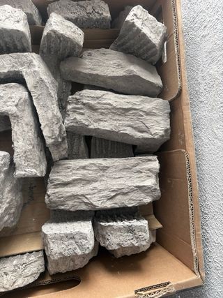 4 cajas Piedras decorativas Ecopiedra