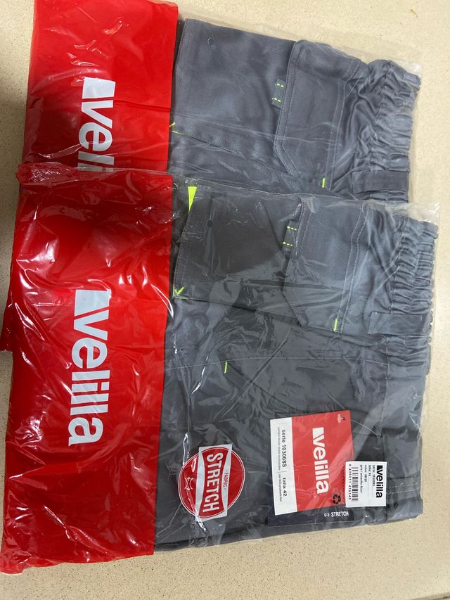 Pantalón laboral Velilla Talla 42 Gris