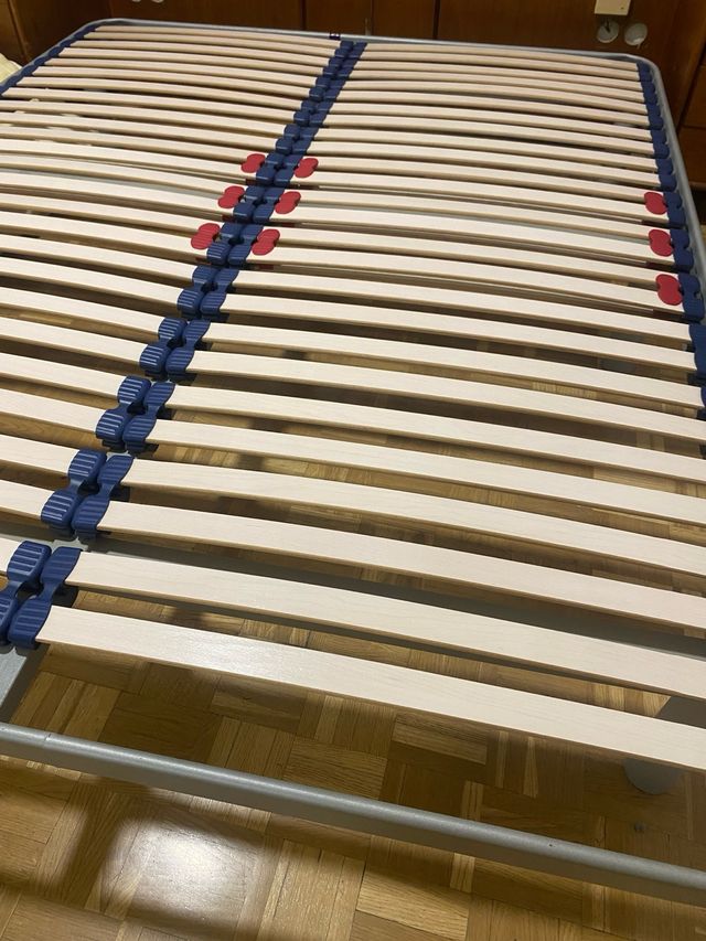 Somier 150x190 cm ajustable Madera y Metal