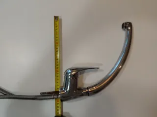 Grifo cocina monomando vintage cromado