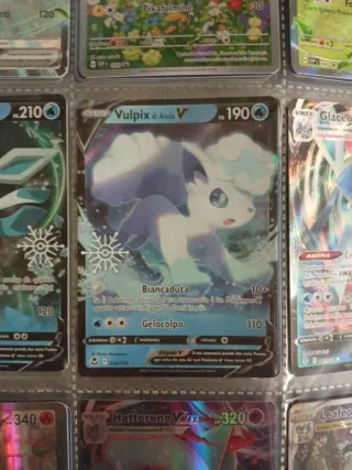 Carta Pokémon Vulpix di Alola V 190/195