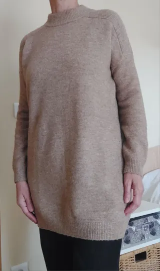 Jersey largo Pimkie beige (Talla única)