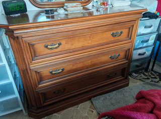 CASSETTIERA Comò in noce massiccio