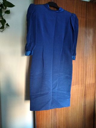 Vestido vintage azul