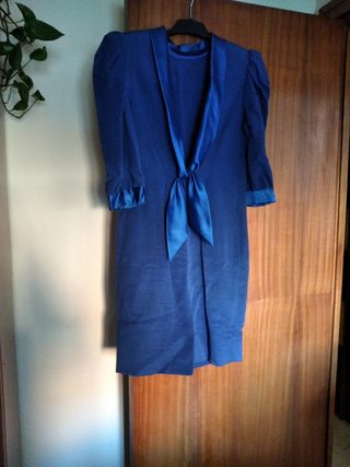 Vestido vintage azul