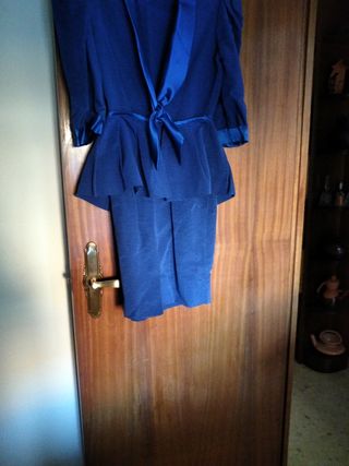 Vestido vintage azul