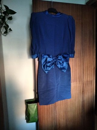 Vestido vintage azul