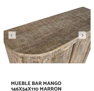 Mueble Bar Mango Marrón 146x54x110