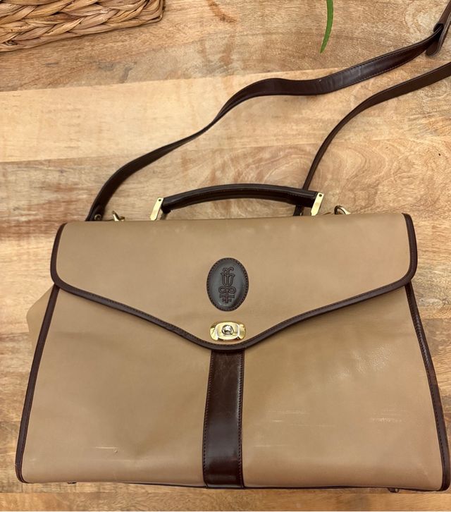 Bolso Lladro Beige y Marrón