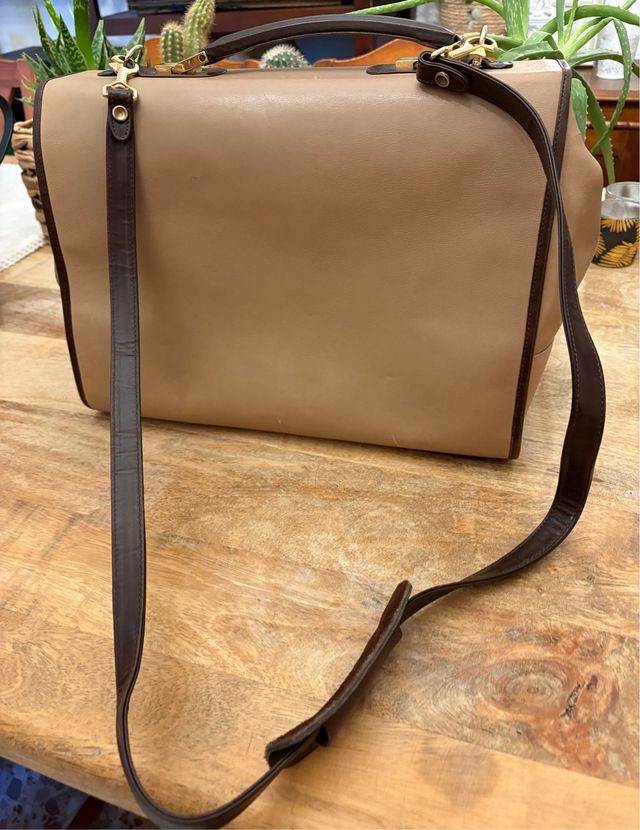 Bolso Lladro Beige y Marrón