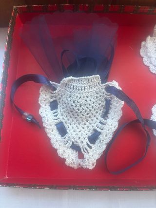 39 bomboniere cuore uncinetto fatte a mano