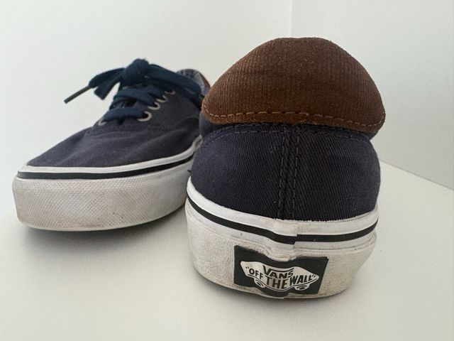 Zapatillas Vans Azul Marino y Marrón