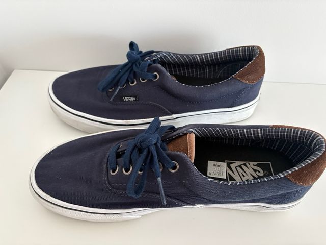 Zapatillas Vans Azul Marino y Marrón