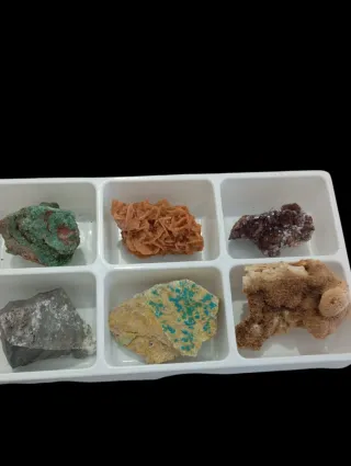 Lotto di minerali naturali