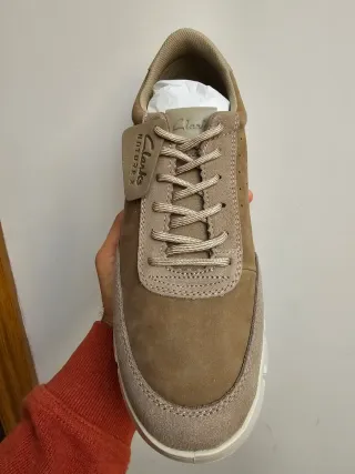 Zapatillas Clarks Piel Nature-Topo