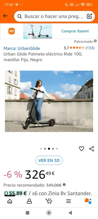 Patinete Eléctrico UrbanGlide