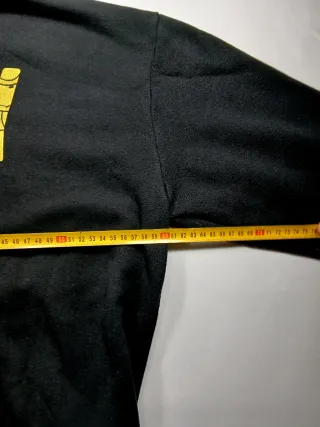 Sudadera Pull&Bear Smiley Negra Talla M