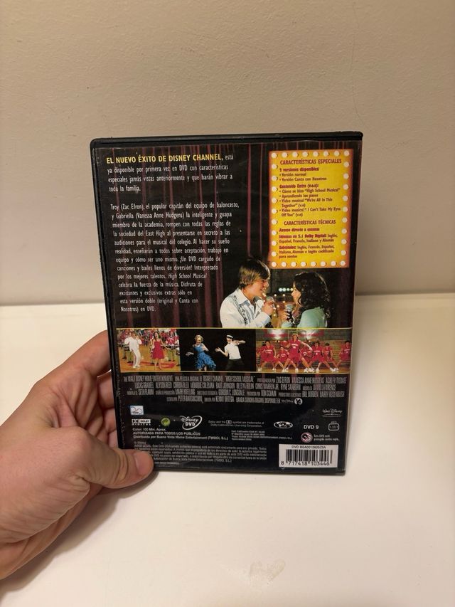 Pack 3 DVDs High School Musical Trilogía Completa