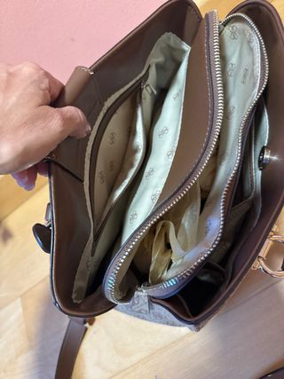 Bolso Guess Beige y Marrón