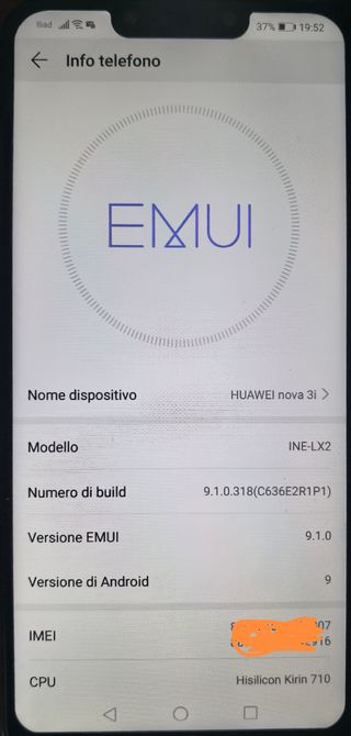 Huawei Nova 3I INE-LX2