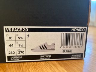 Zapatillas Adidas VS Pace 2.0 Blancas Nuevas