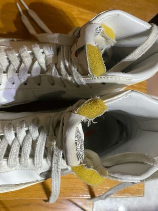 Nike Blazer Mid Zapatillas Blancas Plata