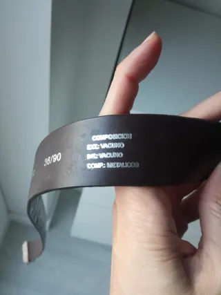 Cinturón Piel Ángel Infantes Marrón