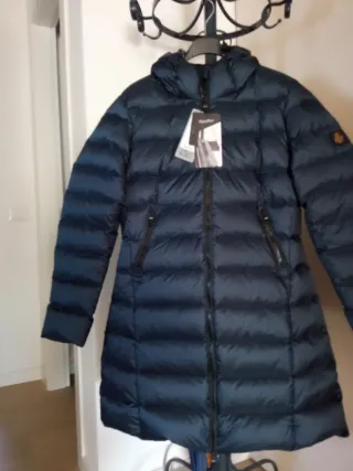 Piumino donna blu nuovo