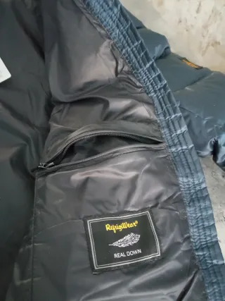 Piumino donna blu nuovo