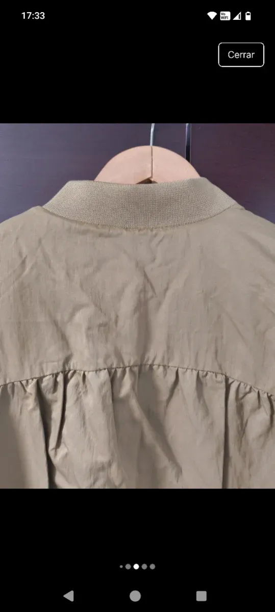 Vestido Zara Talla 36 Beige Calentito