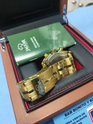Reloj Jaguar Dorado y Azul J853