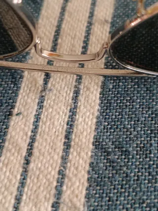 Gafas Ray-Ban Aviator Marrón/Plateado 58