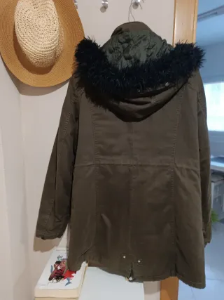 Parka de algodón forrada