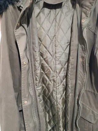 Parka de algodón forrada