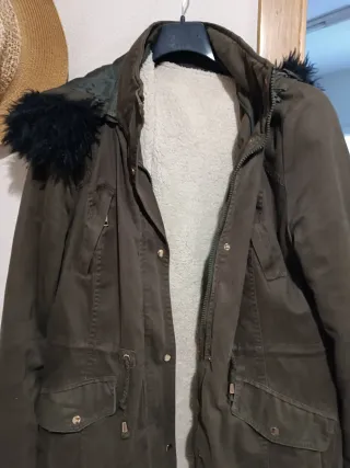 Parka de algodón forrada