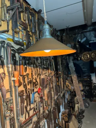 Lámpara colgante industrial vintage