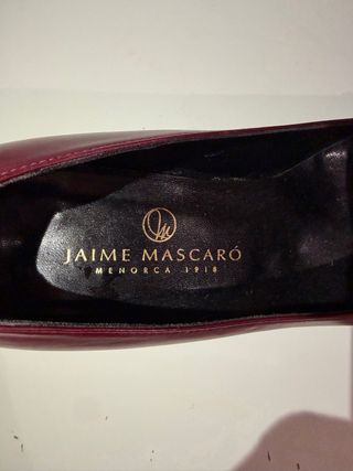 Zapatos tacón piel rojos Jaime Mascaro