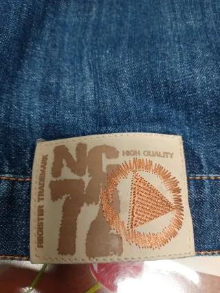 Cazadora vaquera hombre azul