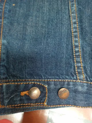 Cazadora vaquera hombre azul