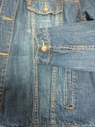 Cazadora vaquera hombre azul