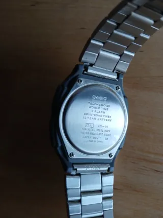 Reloj Casio Analógico Digital mod Telememo 30 worl