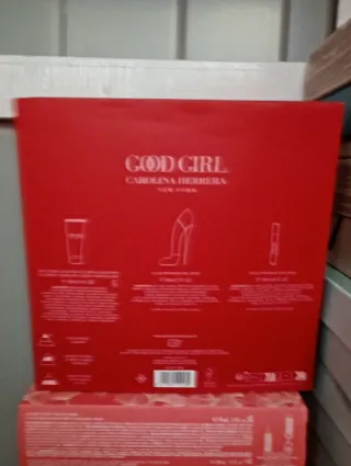 Perfume Carolina Herrera Mujer Set Zapato Negro