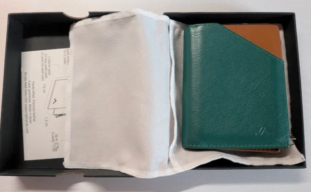 Cartera Roik Zip Coin Minimalista Negra