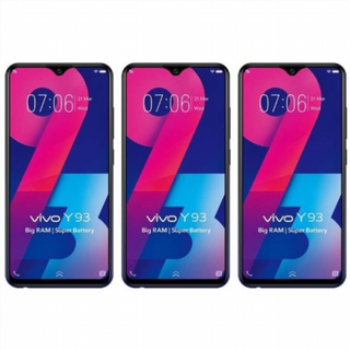Lotto di 3 telefoni cellulari sigillati Vivo Y93 64GB 4GB